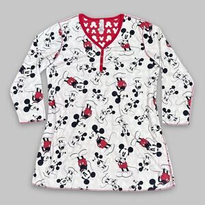 Disney Mickey Mouse Women’s Long Sleeve Sleep Shirt – Size 2X